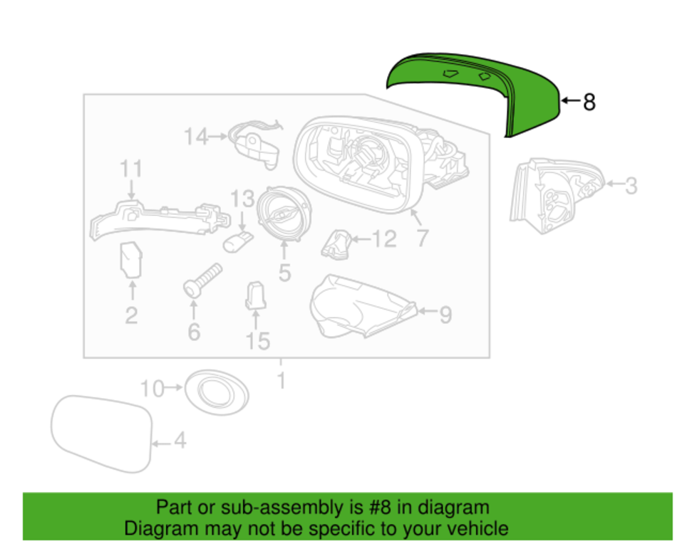 VOLVO XC90 Sağ Dikiz Ayna Kapağı 30695993