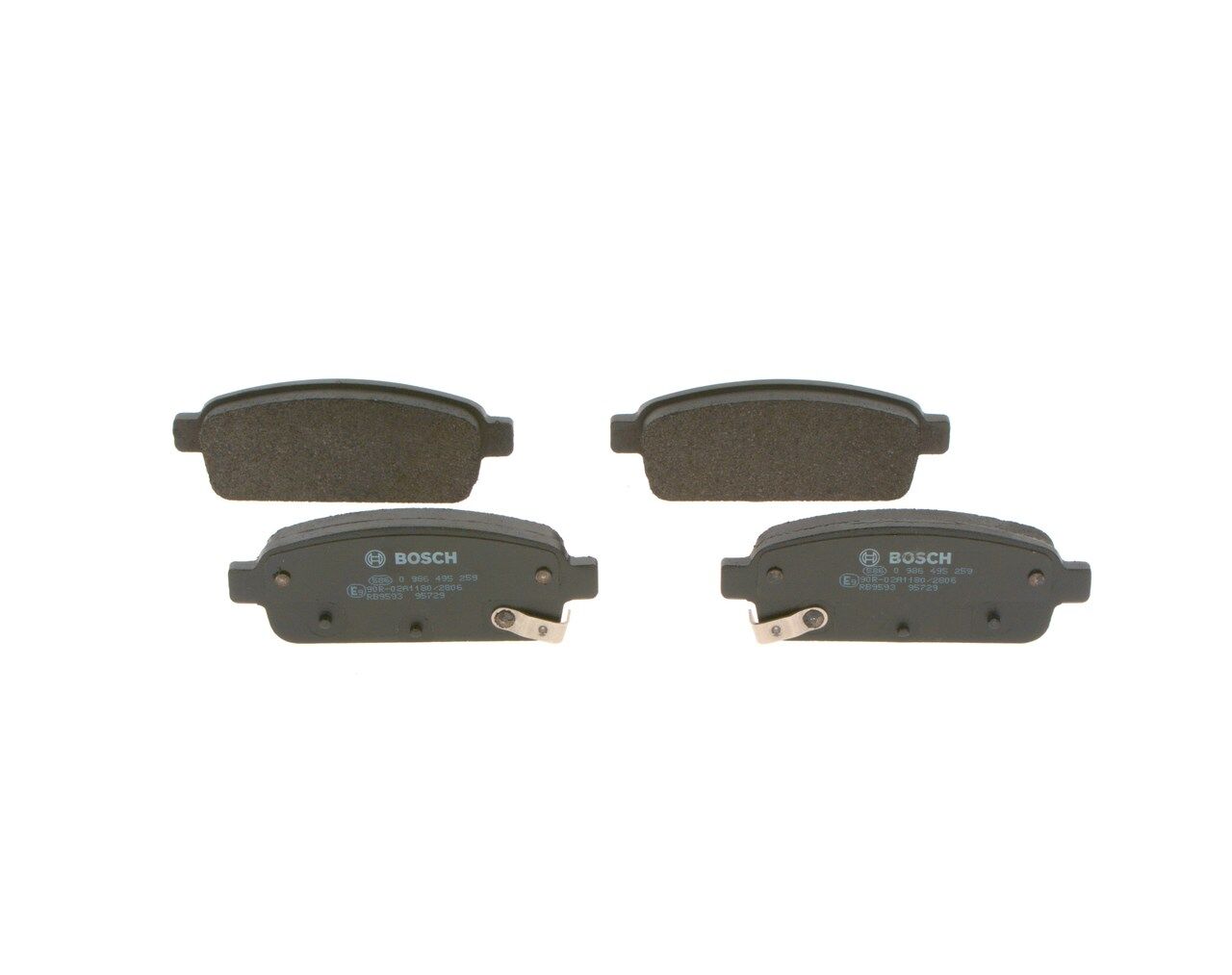 BOSCH 0986495259 Arka Fren Balata 1605296