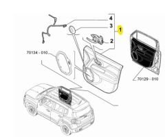 Jeep Renegade Ön Kapı İç Panel 735662442