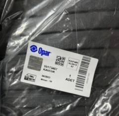 Fiat Doblo Kauçuk Paspas Takımı (2010-2023) | OPAR 55173467