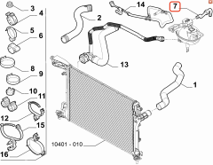 OPAR 52082465 Fiat Egea Esnek Boru