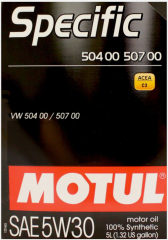 MOTUL SPECIFIC 504 00 507 00 5W30 5 LT