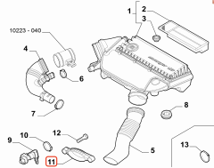 Fiat Egea Hava Filtre Braketi OPAR 51993780