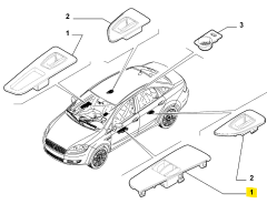 Linea Cam Açma Anahtarı Sol Ön 735442329