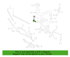 Volvo XC60 Silecek Su Seviye Sensörü 32328238 / 31457429 / 32282609