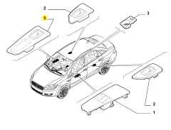 FIAT Linea Cam Açma Kapama Anahtarı 735442332