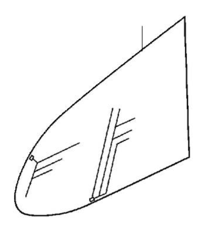 Volvo V60 Arka Sağ Kelebek Camı 32244061- 31385447