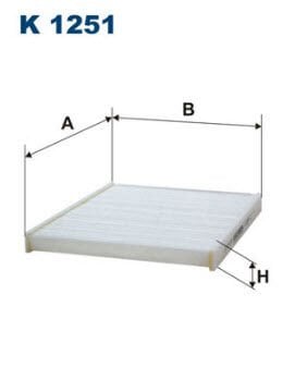 FILTRON K1251 Polen Filtresi 	 8V5J 19G244 AA