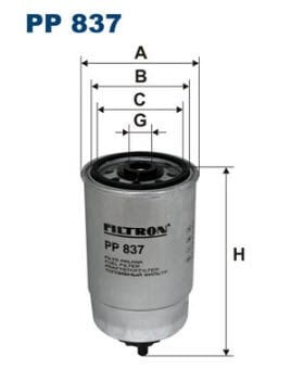 FILTRON PP837 Yakıt Filtresi