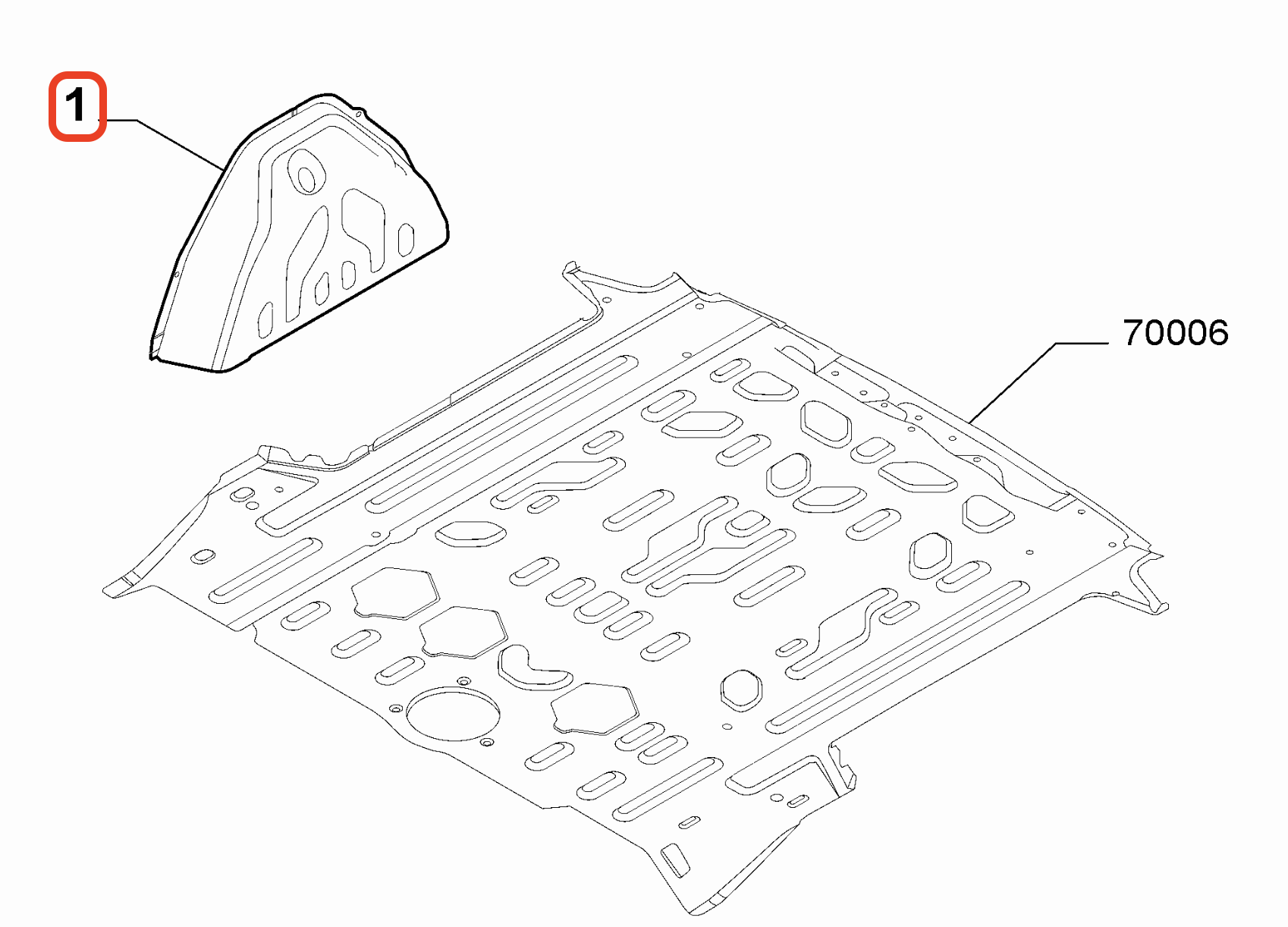 Fiat Doblo Arka Sol Çamurluk Komple OPAR 52087839