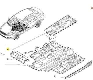 FIAT Taban Sacı Sol Ön 51802746