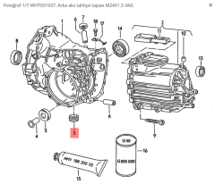 VW AUDI SEAT SKODA PORCHE Jetta Golf Manuel Şanzıman Tahliye Tapası WHT001937