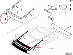 Gıulıetta Sunroof Perdesi 77365369