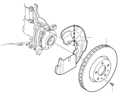 VOLVO XC40 Ön Sol Fren Toz Kalkanı 32217577