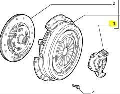OPAR 46821337 Debriyaj Rulmanı  71729515