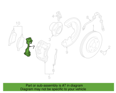 VOLVO Ön Fren Kaliper Braketi 8603757