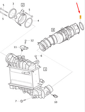 Volvo İntercooler Hortum Oringi 32138081