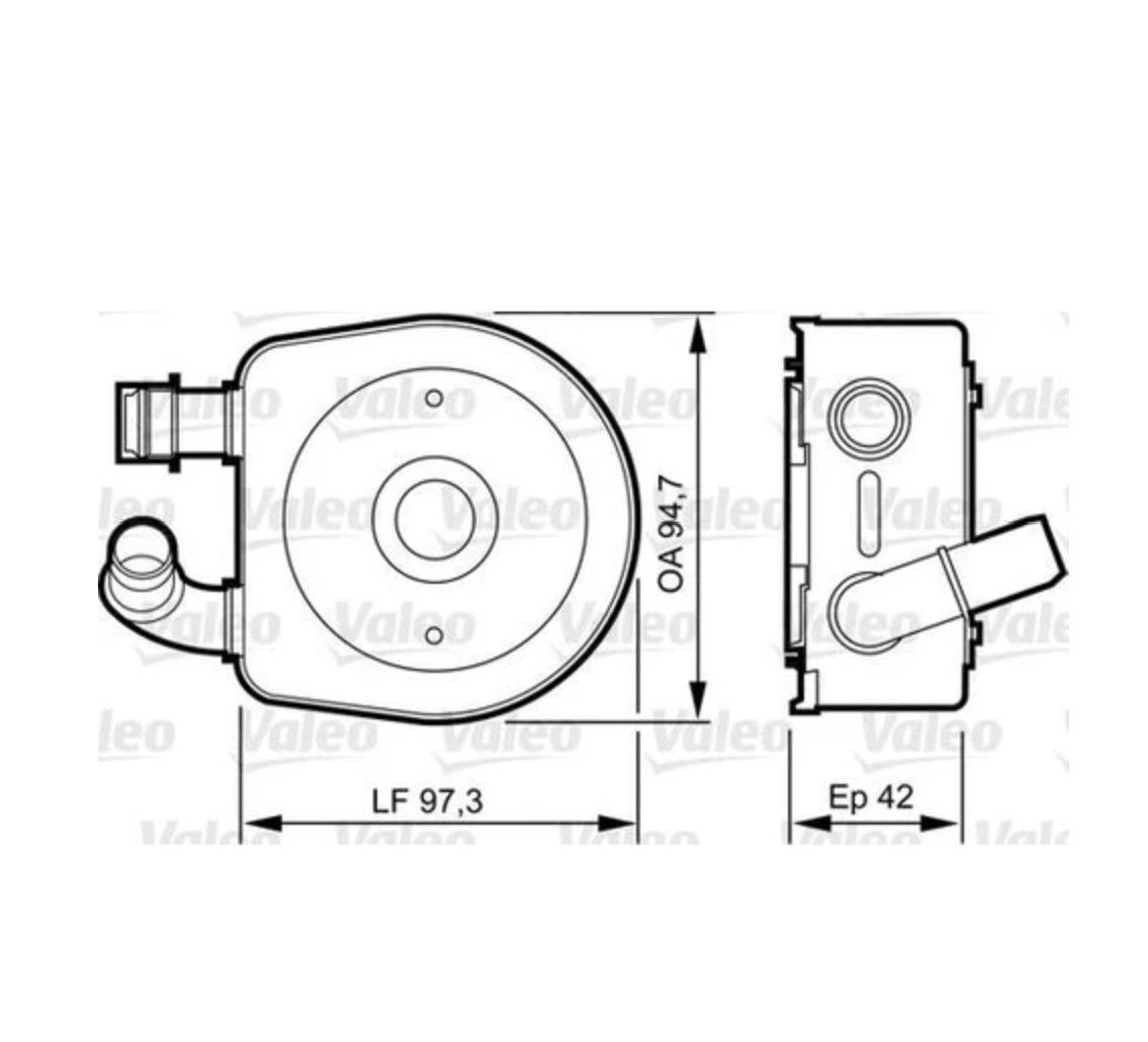 C5 Şanzıman Yağ Soğutucu  | VALEO VL818888 / 2275-56 / 227556