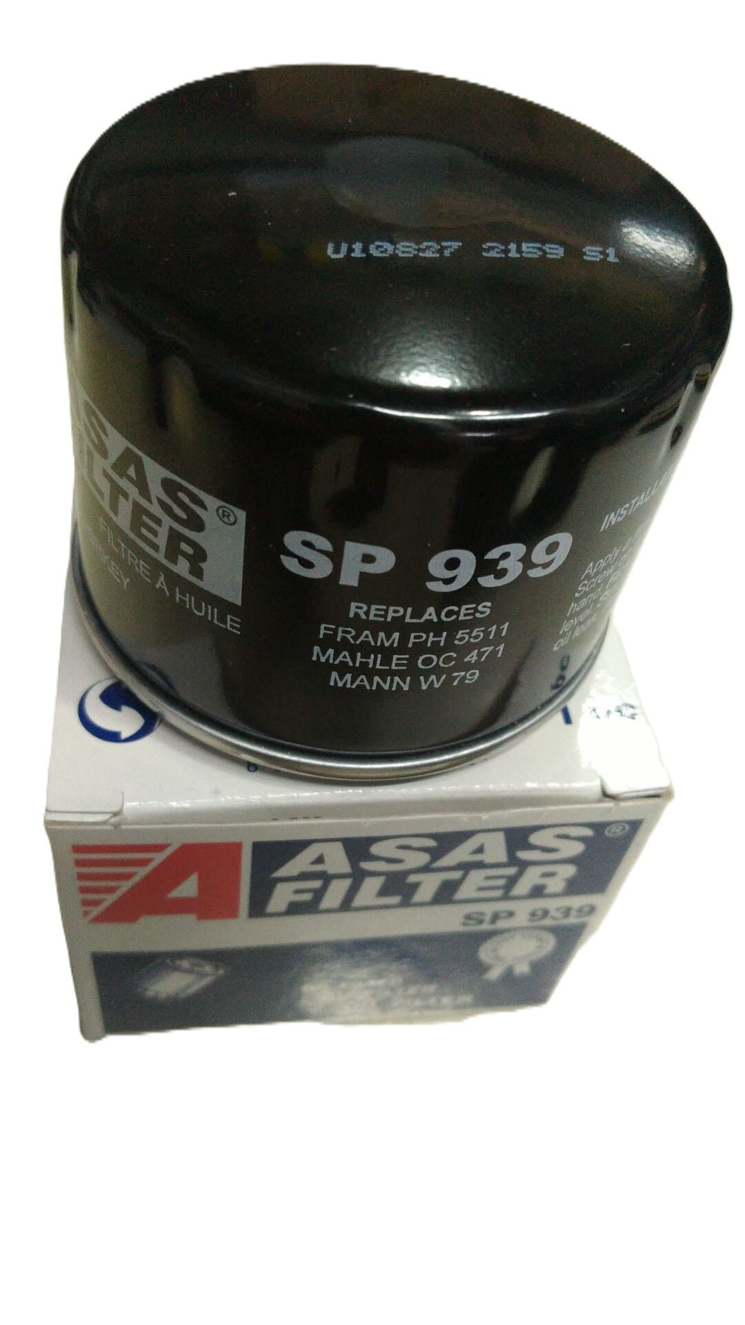 ASAS SP939 Renault Yağ Filtresi 1520800Q0G / 8200768927