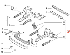 Linea Sağ Ön Komple Takviye 51872805 : 52040536