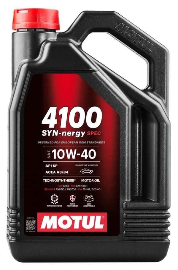 Motul 112891 4100 SYN-nergy SPEC 10W40 4L Motor Yağı