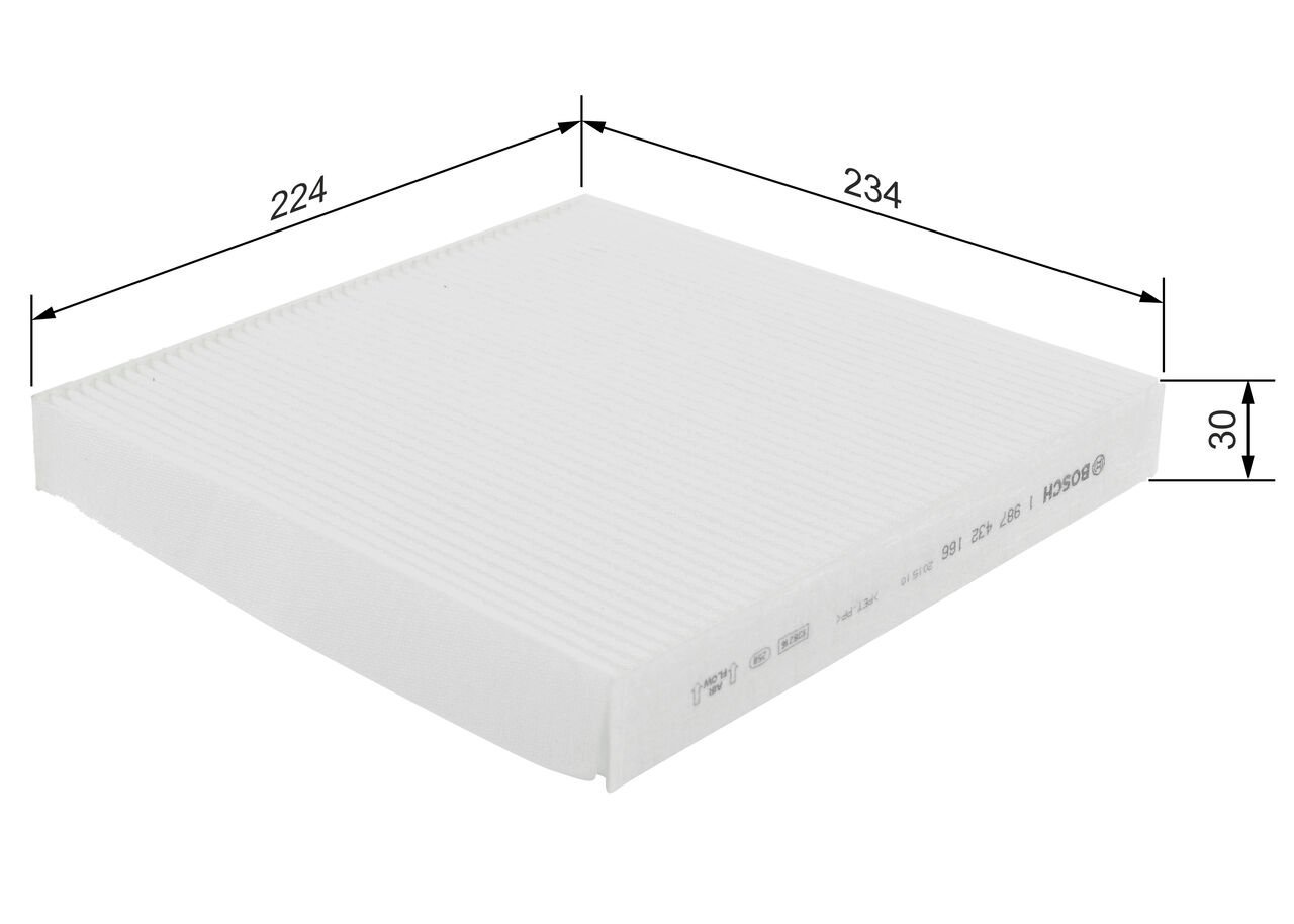BOSCH 1987432166 POLEN FİLTRESİ 	 80292-SDC-A01