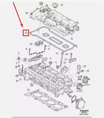Volvo S60 V60 XC60 S80 V70 2.0 Ecobost Üst Kapak Contası 31316607
