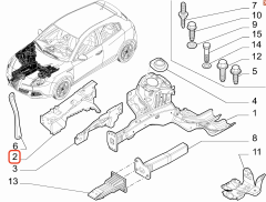 Alfa Giulietta 2010-2013 Ön Sağ Takviye  OPAR 50509029