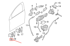 VOLVO S60 Ön Sol Kapı Menteşesi 31218522
