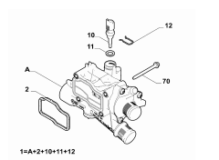 FIAT PEUGEOT CITROEN Ducato Jumper Boxer Termostat Gövdesi 9827379280