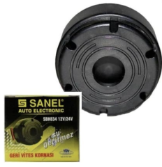 Sanel Su Geçirmez Geri Vites Kornası 12V 24V Uyumlu SBH834