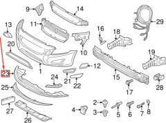 Volvo S60 Tampon Alt Muhafaza 30795019 : 31323251 ; 31323250