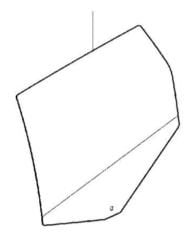 VOLVO XC60 Arka Sol Kapı Camı 31386800 : 30745625