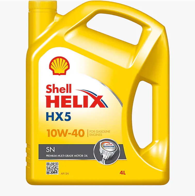 Shell Helix 10W40 HX5 SN  4 Lt