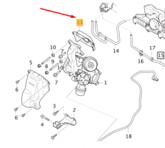 VOLVO XC40 Egzoz Manifold Contası 32208711