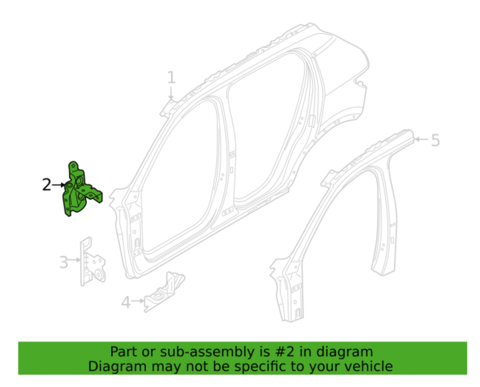Volvo C40 EC40 EX40 XC40 Uniside Montaj Üst Braketi 31675829