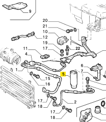ALFA FIAT HONDA PEUGEOT PORCHE TOYOTA Klima Gazı Nem Tutucu Filtre 7742746