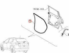Jeep Compass Arka Kapı Fitili 52156970