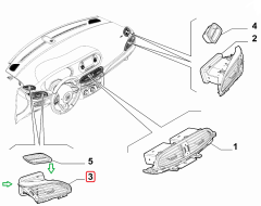 Fiat Egea Ön Torpido Sol Havalandırma Difüzörü OPAR 735693604