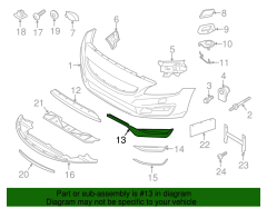 VOLVO S60 V60 V60CC Tampon Çıtası 31383469