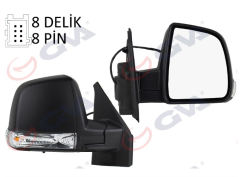 GVA 1029175 DOBLO DIŞ DİKİZ AYNASI SAĞ ELEK+SİNYALLİ+SENSÖRLÜ+KAPAKLI