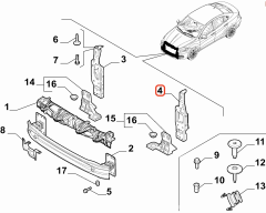 Fiat Egea Ön Sol Travers OPAR 51984042