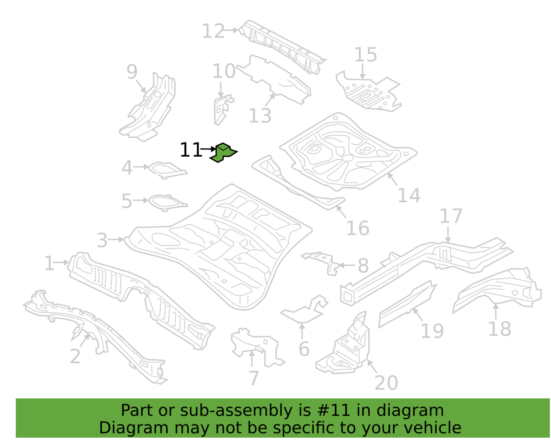 VOLVO S60 S90 Zemin Braketi 31299695