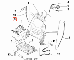 Linea Punto Bravo Doblo Fiorino Ön Koltuk Yayı 55702959