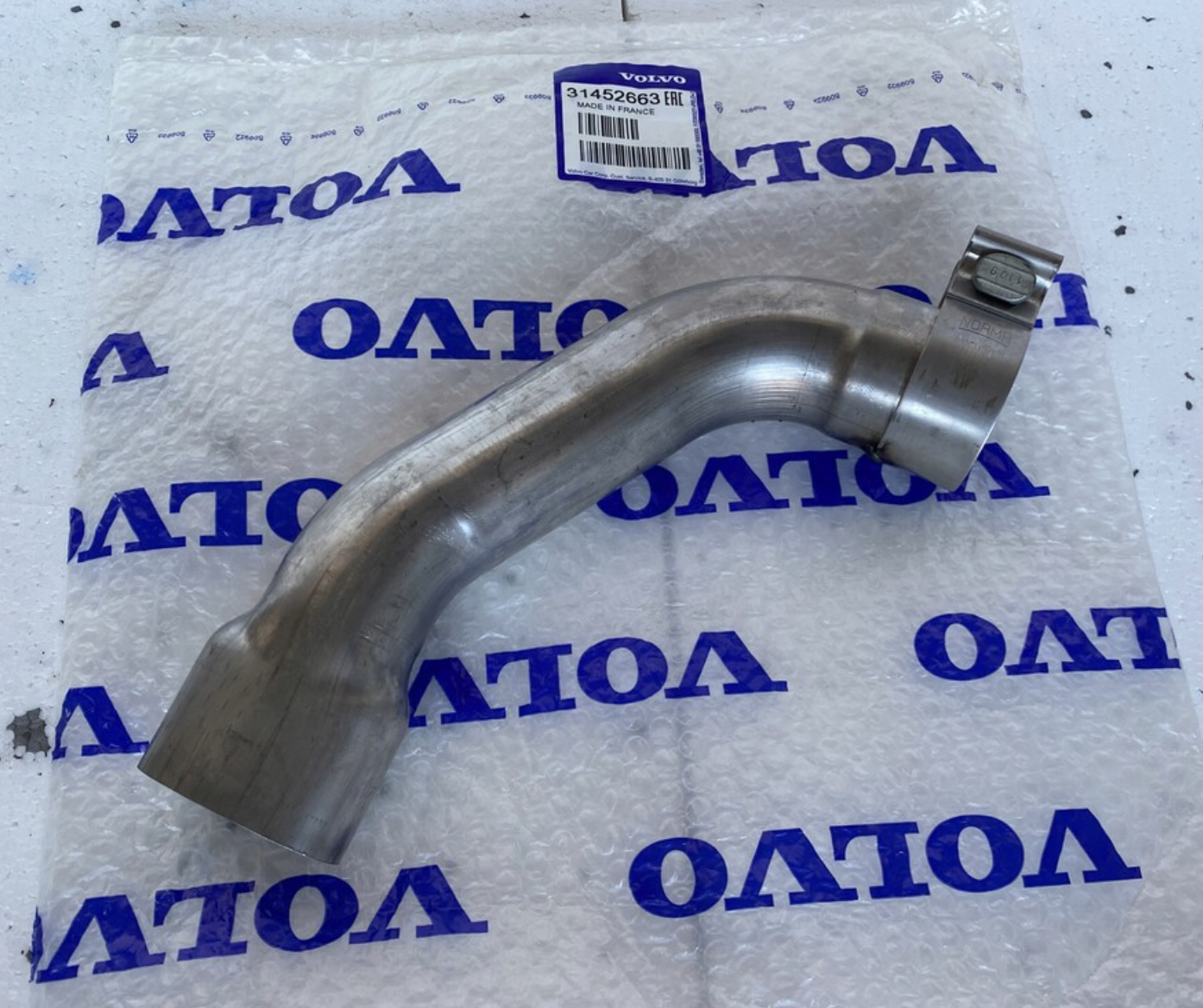 VOLVO XC60 Sol Egzoz Borusu Uzatması 31452663