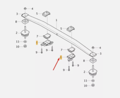 VOLVO Yaprak Yay Braketi 31681177