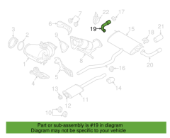 VOLVO XC60 Sağ Egzoz Borusu Uzatması 31452664