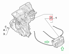 FIAT Doblo Klima Kalorifer Kumanda Paneli 735498657