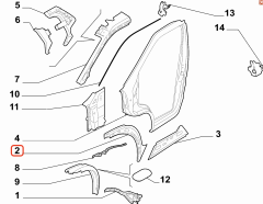 Ducato Sol Ön Takviye Sacı 1346056080