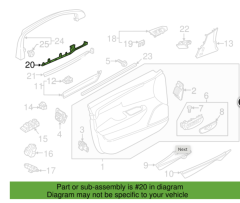 VOLVO S90 Ön Sol Tavan Dekor Lambası 31497451 : 31389063
